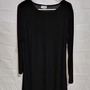 K.C. Spencer velvet black dress